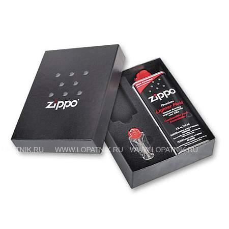 подарочная коробка zippo (кремни + топливо, 125 мл + место для широкой зажигалки), 118х43х145 мм 50r Zippo