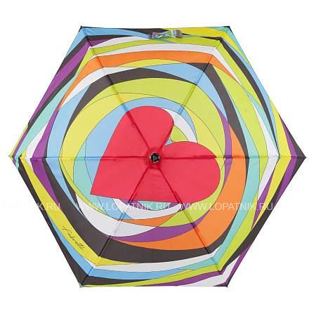 ufz0011-9 зонт женский, механический, 5 сложений, эпонж Fabretti