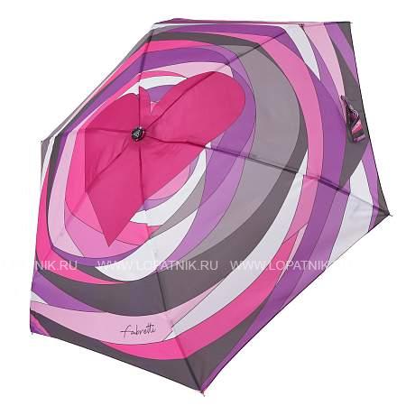 ufz0011-5 зонт женский, механический, 5 сложений, эпонж Fabretti