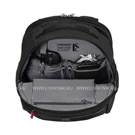 рюкзак wenger xe professional 15.6", черный, переработанный пэт/полиэстер, 32х22х44 см, 23 л. 612739 Wenger