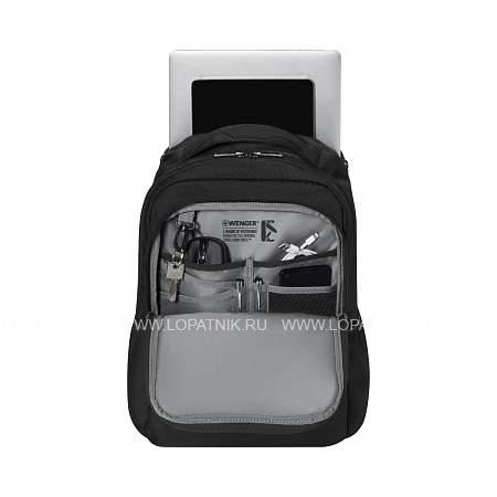 рюкзак wenger xe resist 16", черный, переработанный пэт/полиэстер, 30х20х44 см, 23 л. 612737 Wenger