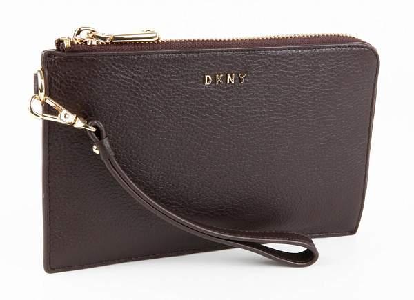 Клатч кожаный женский DKNY 362100802 brown DKNY, Артикул: 362100802 brown фото №1