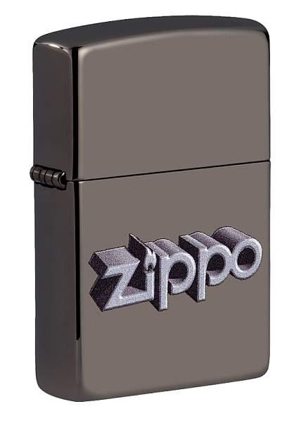 Зажигалка ZIPPO Zippo Design с покрытием Black Ice® Zippo, Артикул: 49417 фото №1