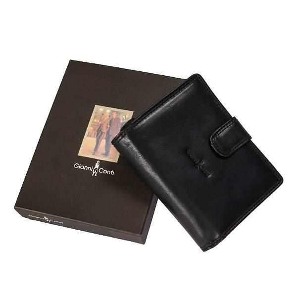 Портмоне чёрный Gianni Conti 918086 black Gianni Conti, Артикул: 918086 black фото №1