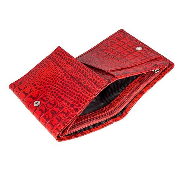 Портмоне красный Sergio Belotti 7501 croco red Sergio Belotti, Артикул: 7501 croco red фото №1