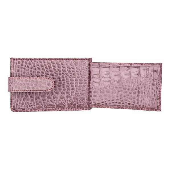 Кредитница розовый Sergio Belotti 7401 croco pink Sergio Belotti, Артикул: 7401 croco pink фото №1