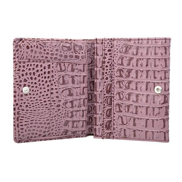 Портмоне розовый Sergio Belotti 7501 croco pink Sergio Belotti, Артикул: 7501 croco pink фото №1