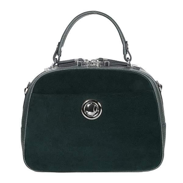 Сумочка в mini-формате с двумя отделениями BRIALDI Melissa (Мелисса) relief green BR47388DQ Зеленый Brialdi, Артикул: BR47388DQ фото №1