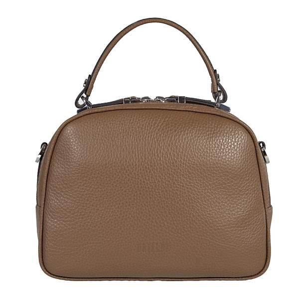 Сумочка в mini-формате с двумя отделениями BRIALDI Melissa (Мелисса) relief brown BR47389XW Коричневый Brialdi, Артикул: BR47389XW фото №1