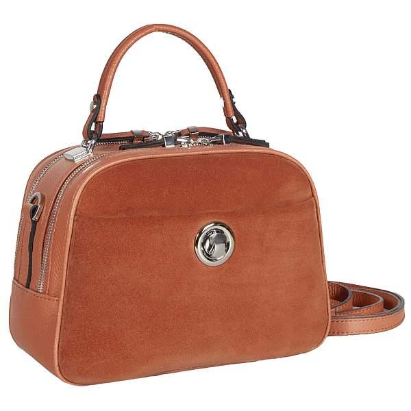 Сумочка в mini-формате с двумя отделениями BRIALDI Melissa (Мелисса) relief orange BR47390IL Оранжевый Brialdi, Артикул: BR47390IL фото №1