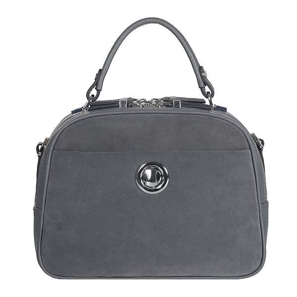 Сумочка в mini-формате с двумя отделениями BRIALDI Melissa (Мелисса) relief grey BR47394SE Серый Brialdi, Артикул: BR47394SE фото №1