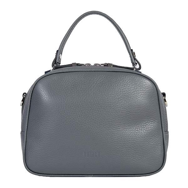 Сумочка в mini-формате с двумя отделениями BRIALDI Melissa (Мелисса) relief grey BR47394SE Серый Brialdi, Артикул: BR47394SE фото №1