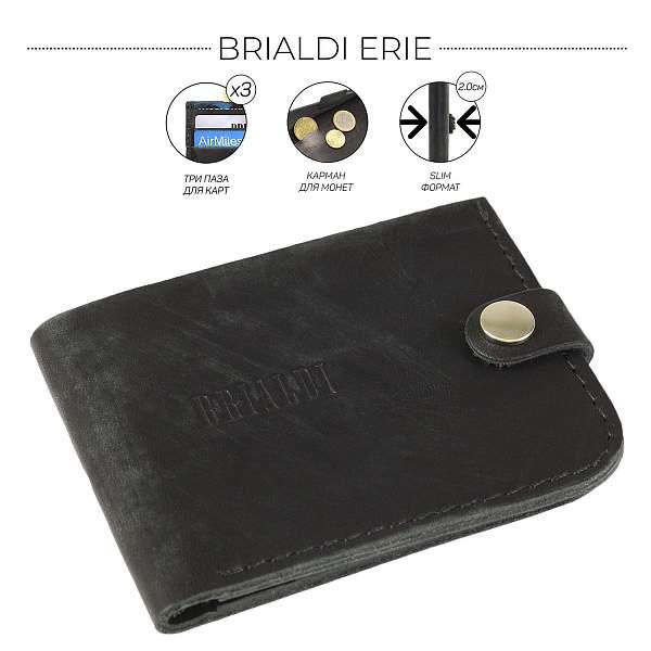 Бумажник BRIALDI Erie (Эри) black BR07592MC Черный Brialdi, Артикул: BR07592MC фото №1