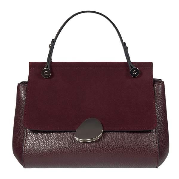 Классическая женская сумка MINI-формата BRIALDI Thea  (Тея) relief burgundy BR47441FR Бордовый Brialdi, Артикул: BR47441FR фото №1