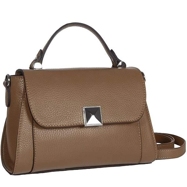 Элегантная сумочка mini-размера BRIALDI Laura (Лаура) relief brown BR47598JI Коричневый Brialdi, Артикул: BR47598JI фото №1