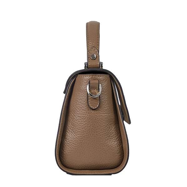 Элегантная сумочка mini-размера BRIALDI Laura (Лаура) relief brown BR47598JI Коричневый Brialdi, Артикул: BR47598JI фото №1