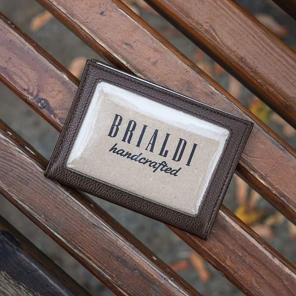 Портмоне для автодокументов SLIM-формата BRIALDI Vision (Взгляд) relief brown BR48534BI Коричневый Brialdi, Артикул: BR48534BI фото №1