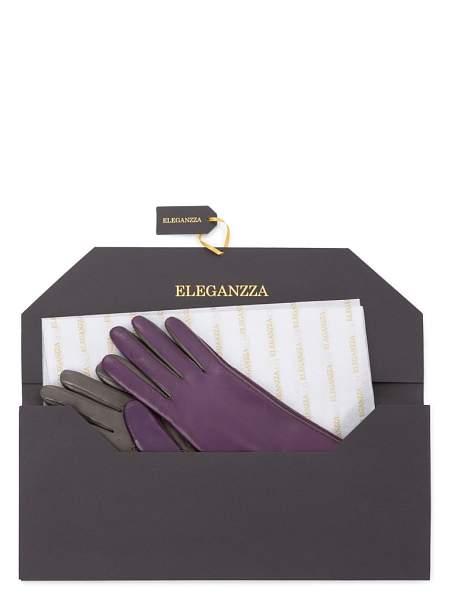 Перчатки женские ш+каш. TOUCH F-IS0065 d.violet/d.grey TOUCH F-IS0065 Eleganzza, Артикул: TOUCH F-IS0065-7093 фото №1