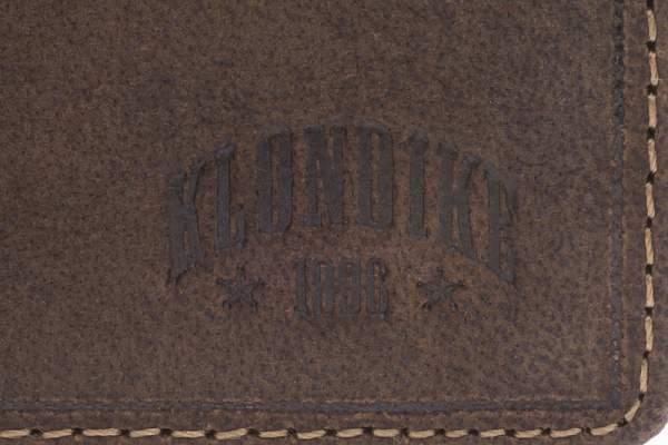 Бумажник KLONDIKE «John», натуральная кожа в темно-коричневом цвете, 11,5 х 9 см KD1005-01 KLONDIKE 1896, Артикул: KD1005-01 фото №1