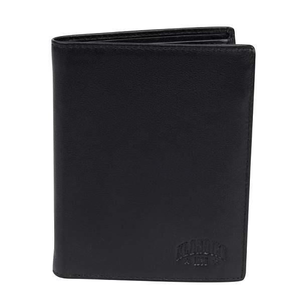 Бумажник KLONDIKE Claim, натуральная кожа в черном цвете, 10 х 2 х 12,5 см KD1101-01 KLONDIKE 1896, Артикул: KD1101-01 фото №1