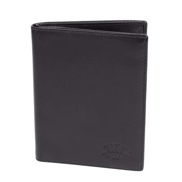 Бумажник KLONDIKE Claim, натуральная кожа в черном цвете, 10 х 1 х 12,5 см KD1103-01 KLONDIKE 1896, Артикул: KD1103-01 фото №1
