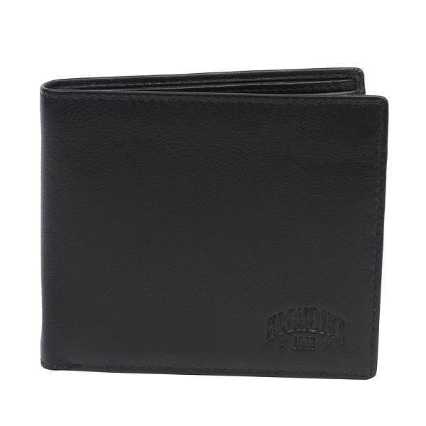 Бумажник KLONDIKE Claim, натуральная кожа в черном цвете, 12 х 2 х 9,5 см KD1107-01 KLONDIKE 1896, Артикул: KD1107-01 фото №1