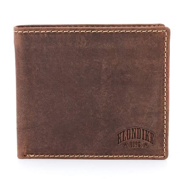 Бумажник KLONDIKE Yukon, натуральная кожа в коричневом цвете, 11 х 2 х 9,5 см KD1113-03 KLONDIKE 1896, Артикул: KD1113-03 фото №1