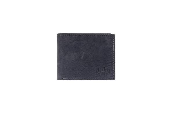 Бумажник KLONDIKE Yukon, натуральная кожа в черном цвете, 10,5 х 2,5 х 9 см KD1116-01 KLONDIKE 1896, Артикул: KD1116-01 фото №1