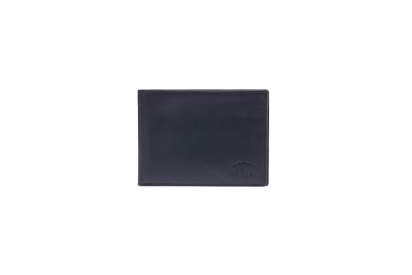 Бумажник KLONDIKE Dawson, натуральная кожа в черном цвете, 13 х 1,5 х 9,5 см KD1121-01 KLONDIKE 1896, Артикул: KD1121-01 фото №1