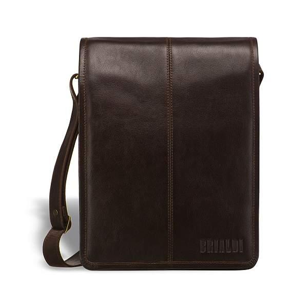 Кожаная сумка через плечо BRIALDI Boston (Бостон) brown BR02967FA Коричневый Brialdi, Артикул: BR02967FA фото №1