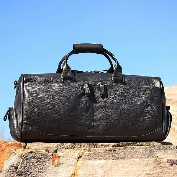 Дорожно-спортивная сумка BRIALDI Traveller (Путешественник) relief black BR44583NZ Черный Brialdi, Артикул: BR44583NZ фото №1