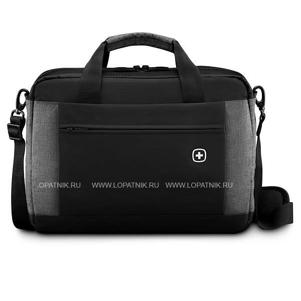 Портфель для ноутбука 16'' WENGER, черный/серый, полиэстер, 43 x 9 x 31 см, 9 л 601057 Wenger, Артикул: 601057 фото №1