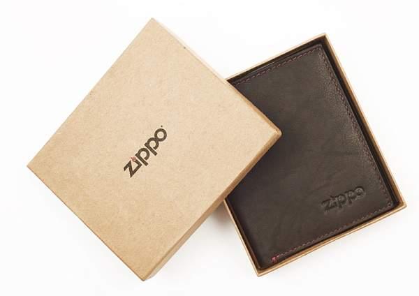 Портмоне ZIPPO, цвет "мокко", натуральная кожа, 10x1,5x12,3 см 2005121 Zippo, Артикул: 2005121 фото №1