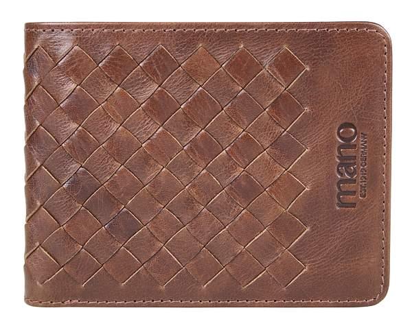 Бумажник Mano "Don Luca", натуральная кожа в коньячном цвете, 11 х 8,5 см M191945202 MANO 1919, Артикул: M191945202 фото №1