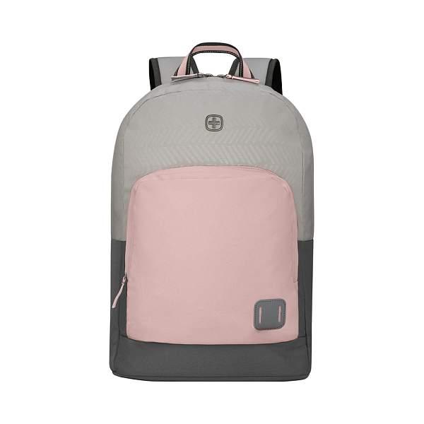 Рюкзак WENGER NEXT Crango 16", серый/розовый, переработанный ПЭТ/Полиэстер, 33х22х46 см, 27 л. 611982 Wenger, Артикул: 611982 фото №1