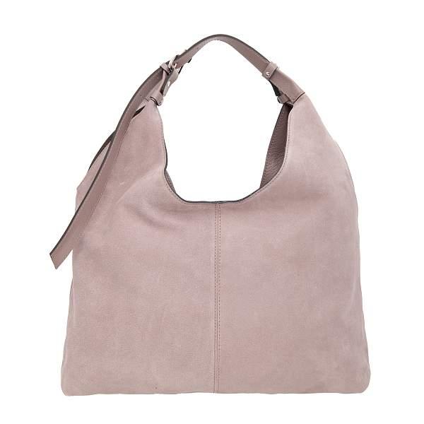 Сумка серый Sergio Belotti 60203 pink-grey velour Sergio Belotti, Артикул: 60203 pink-grey velour фото №1