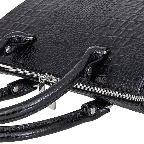 Сумка черный Sergio Belotti 7523 Croco black Caprice Sergio Belotti, Артикул: 7523 Croco black Caprice фото №1