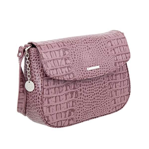 Сумка розовый Sergio Belotti 7080 Croco pink Caprice Sergio Belotti, Артикул: 7080 Croco pink Caprice фото №1