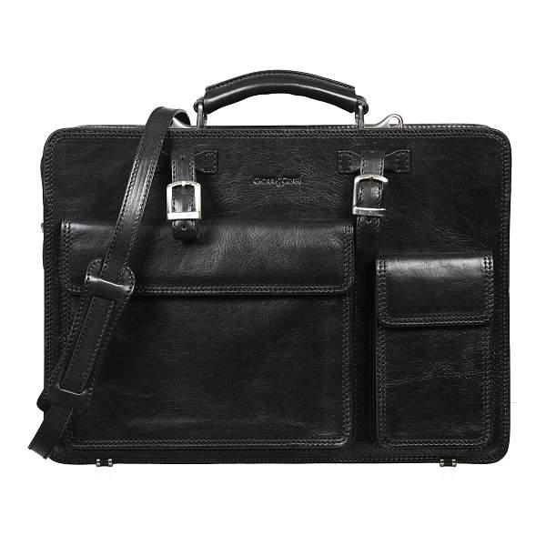 Портфель черный Gianni Conti 9401003 black Gianni Conti, Артикул: 9401003 black фото №1