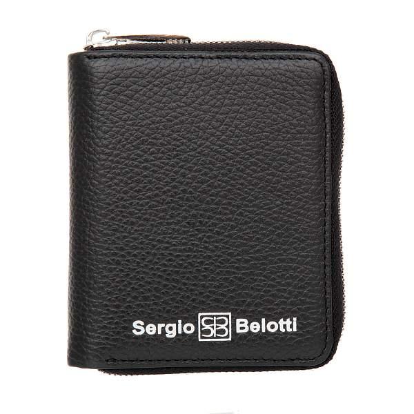 Портмоне черный Sergio Belotti 285212 black Caprice Sergio Belotti, Артикул: 285212 black Caprice фото №1