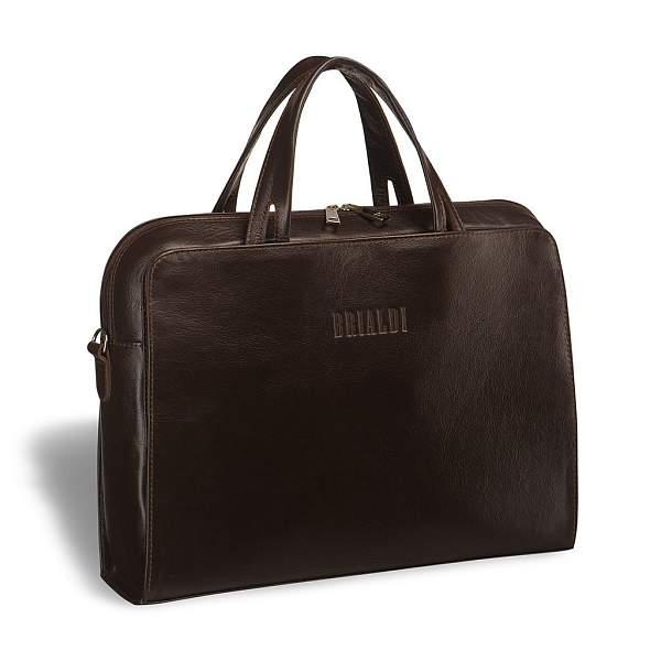 Женская деловая сумка BRIALDI Alicante (Аликанте) brown BR03370TL Коричневый Brialdi, Артикул: BR03370TL фото №1