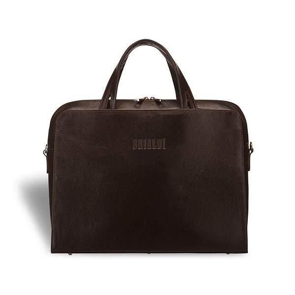 Женская деловая сумка BRIALDI Alicante (Аликанте) brown BR03370TL Коричневый Brialdi, Артикул: BR03370TL фото №1