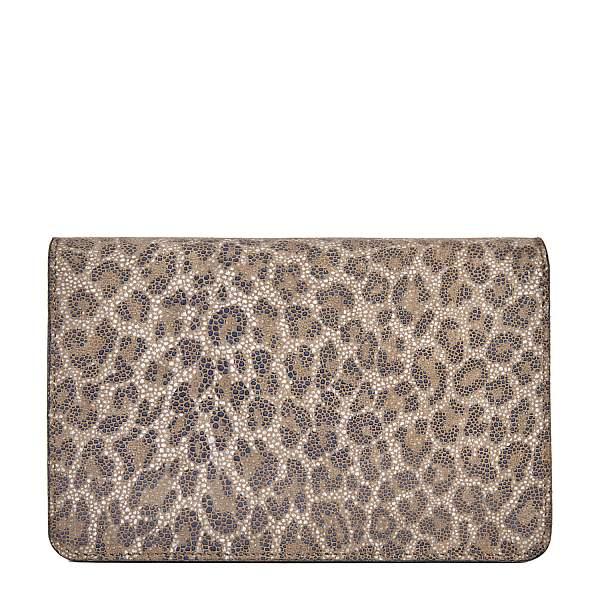 Элегантная сумочка-клатч BRIALDI Paola (Паола) velour leopard BR46901EX Коричневый Brialdi, Артикул: BR46901EX фото №1