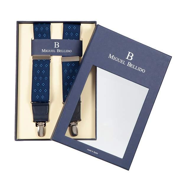 Мужские подтяжки тёмно-синий Miguel Bellido 4006001 navy blue 12 Miguel Bellido, Артикул: 4006001 navy blue 12 фото №1