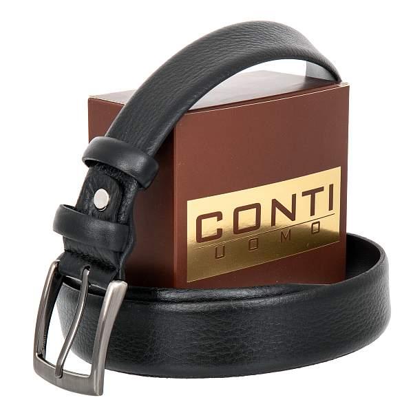 Ремень черный Conti Uomo 35185 Black Conti Uomo, Артикул: 35185 Black фото №1