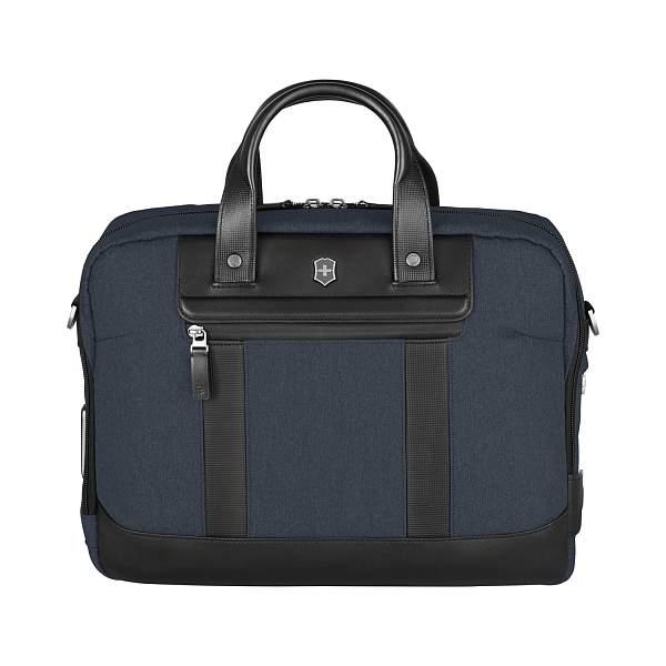 Портфель VICTORINOX Architecture Urban2 15" Briefcase 15'', синий, полиэстер/кожа, 42x13x31 см, 16 л 612671 Victorinox, Артикул: 612671 фото №1