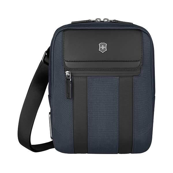 Сумка через плечо VICTORINOX Architecture Urban 2 Crossbody Bag,синий, полиэстер/кожа, 9x22x28 см,6л 612675 Victorinox, Артикул: 612675 фото №1