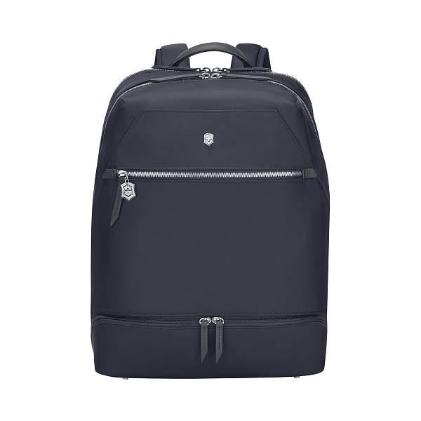 Рюкзак VICTORINOX Victoria Signature Deluxe Backpack, синий, нейлон/кожа, 32x18x39 см 612202 Victorinox, Артикул: 612202 фото №1