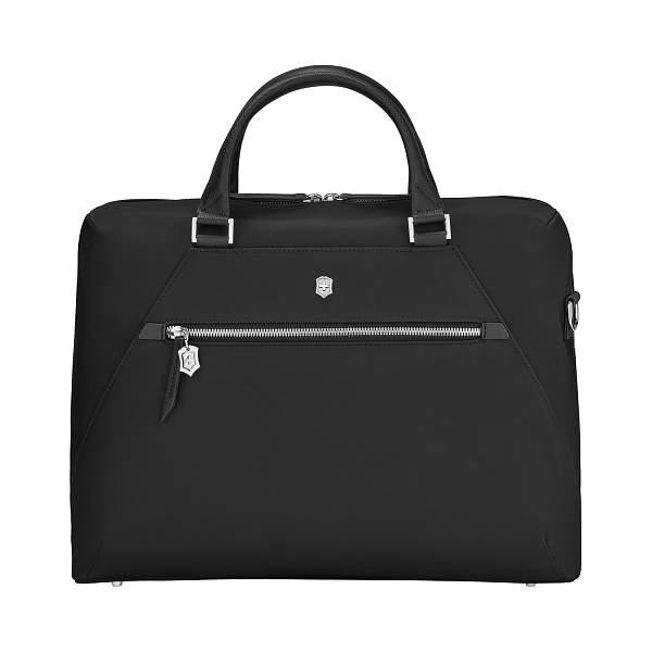 Портфель VICTORINOX Victoria Signature Briefcase, черный, нейлон/кожа, 42x13x30 см, 13 л 612209 Victorinox, Артикул: 612209 фото №1