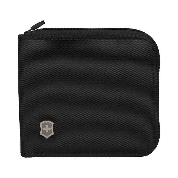 Бумажник VICTORINOX TA 5.0 Zip-Around Wallet с RFID защитой, чёрный, нейлон, 11x1x10 см 610395 Victorinox, Артикул: 610395 фото №1